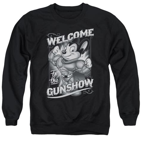 Mighty Mouse Mighty Gunshow Sweatshirt – Rocker Merch