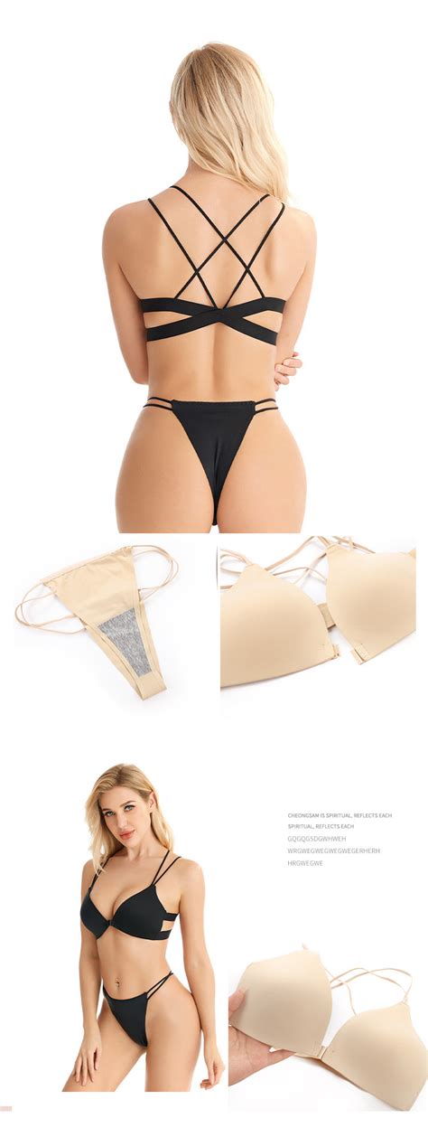 Front Button Lingerie Set Undergarment Without Underwire Yoga Milk Holding Sexy Bra China Bra