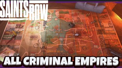 Saints Row All Criminal Empire S And Ventures Youtube