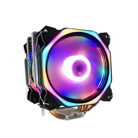 12cm Refroidisseur De Processeur Double Ventilateur LED 4 Caloduc 3Pin