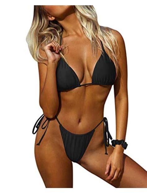 Buy Suuksess Women String Bikini Set Tie Side Thong Sexy Swimsuits With