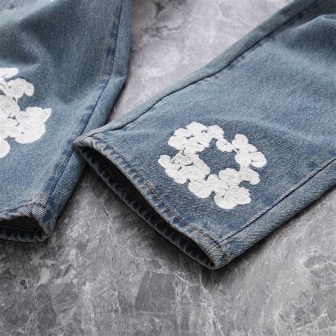 HIGH QUALITY Denim Tears X Levi S Cotton Wreath Jean Light Wash SS21 Etsy