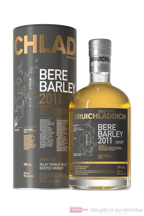 Bruichladdich Bere Barley 2011 Islay Single Malt Scotch Whisky 0 7l Flasche