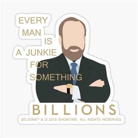 "BILLIONS - Chuck Rhoades" Sticker by ValentinaHramov | Redbubble