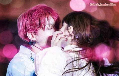 Fake Love Into True Love •liskook• Jungkook Lisa Lisa And Jungkook Lisa And Jungkook Kiss