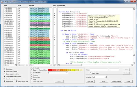 Whats New In Visual Annotate V15 For Clearcase Almtoolbox