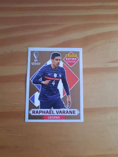 STICKER PANINI FIFA World Cup Qatar 2022 Raphael Varane Extra Sticker