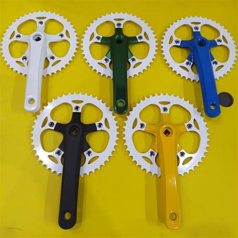 Jual Crank Single Speed 46T Original Crank Sepeda Fixie Seli Minivelo