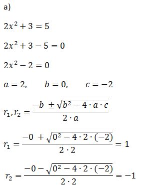 Ejercicios de función cuadrática - Física Práctica