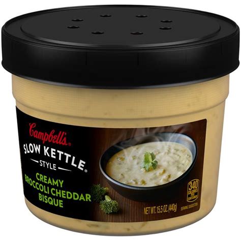 Campbells Slow Kettle Style Creamy Broccoli Cheddar Soup Hy Vee