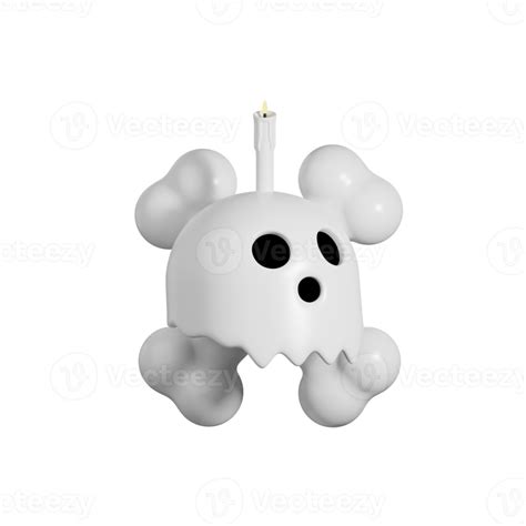 3d Halloween Skull 12914197 PNG