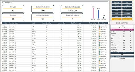 Inventory tracker excel template inventory management spreadsheet ...