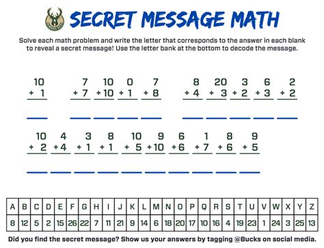 Secret Message St Patricks Day Math Riddle Worksheets Worksheets Library