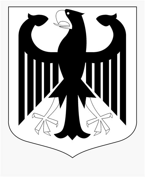 Germany Logo Black And White - Germany Coat Of Arms Png , Free ...