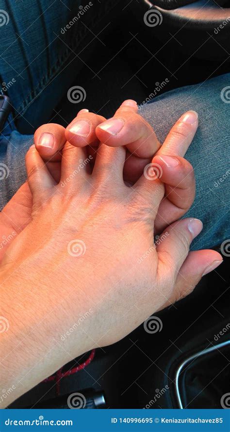 An Interlaced Pair Of Hands Stock Image Image Of Love Fingers 140996695