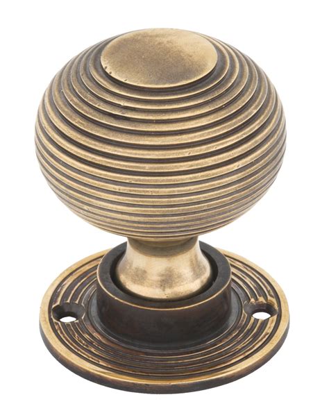 Aged Brass Beehive Morticerim Knob Set At Barnitts Online Store Uk Barnitts