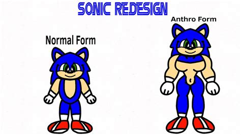 Sonic Redesign by SonicThePonyHog on DeviantArt