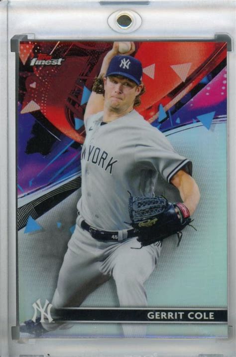 Mint Topps Finest New York Yankees Gerrit Cole Base