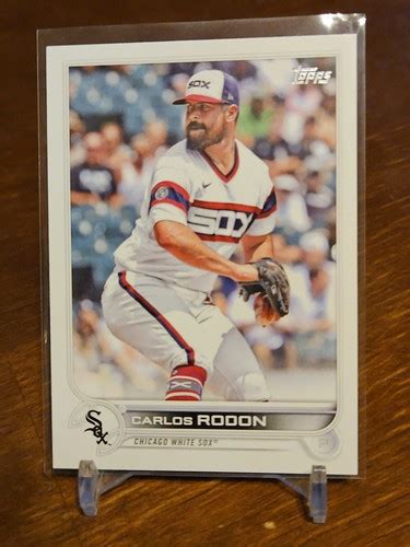 2022 Topps Series 1 Carlos Rodon Baseball Card 282 White Sox Free Sandh