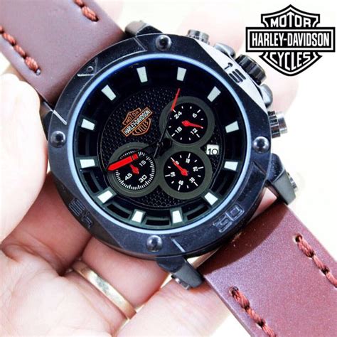 Jam Tangan Pria Harley Davidson On Carousell