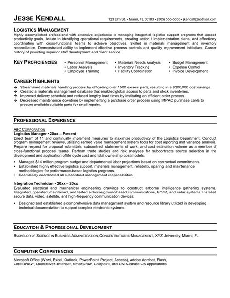 A Professional Resume Template For An It Project Manager With No