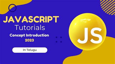 Javascript Tutorials In Telugu Js Education Coding