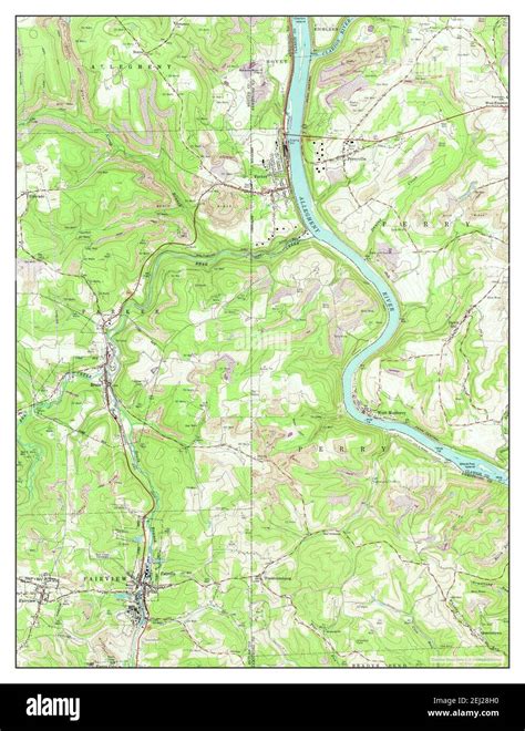 Parker Pennsylvania Map 1963 124000 United States Of America By