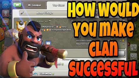 How Our Clan Be Successful Full Tips And Tricks In Clash Of Clan Youtube