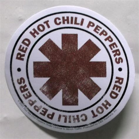 レッド ホット チリ ペッパーズ ステッカー Red Hot Chili Peppers 正規品 ロックTシャツ関連 バンドTシャツ toy00094rhcp マンブルズ バンドTシャツ