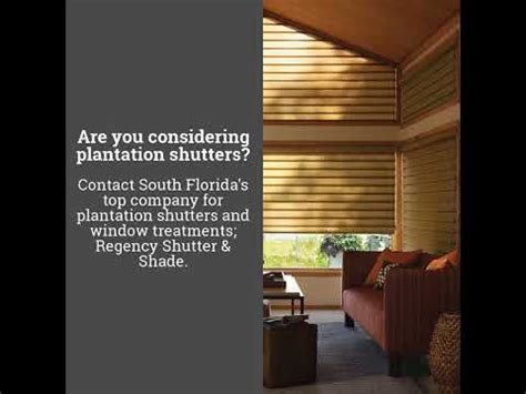 Reasons Why Plantation Shutters Are Perfect For Your South Florida