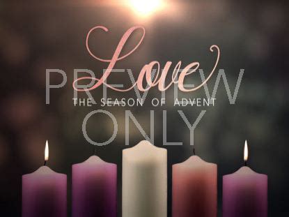 Advent Candles Love | Life Scribe Media | WorshipHouse Media