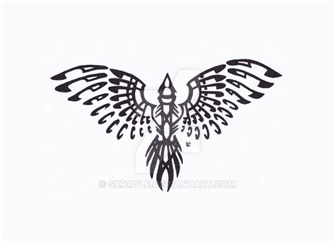 Hawk Tribal Ii By Skrayle On Deviantart Deviantart Tattoo Tribal