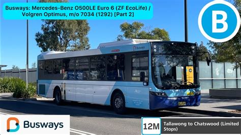 Busways Mercedes Benz O Le Euro Zf Ecolife Volgren Optimus M