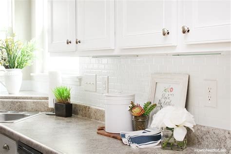 Self-Adhesive Kitchen Backsplash - How to Nest for Less™