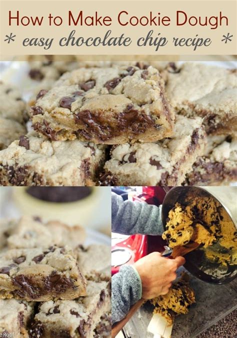 How To Make Cookie Dough Chocolate Chip Four Generations One Roof