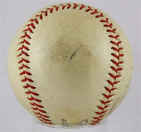 Lot Detail Exceptional Babe Ruth Single Signed Onl Frick Baseball