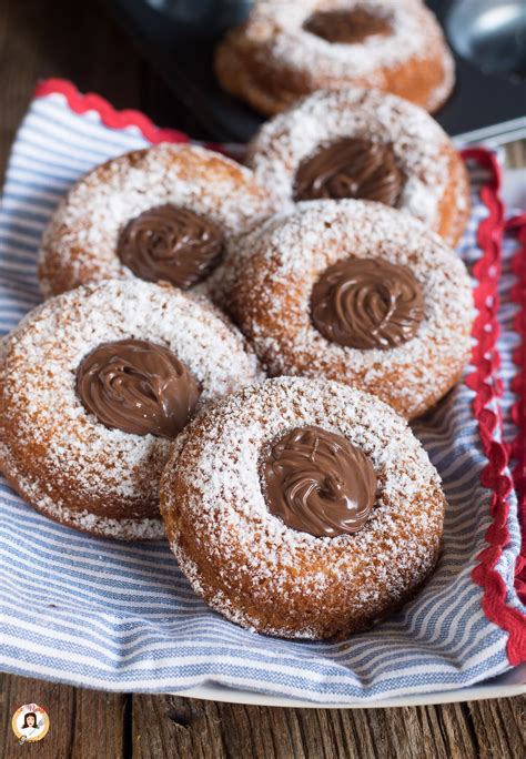 CIAMBELLINE ALLA NUTELLA Ricetta Tortine Soffici Cremose