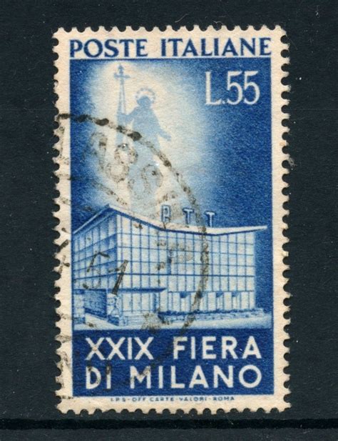 1951 REPUBBLICA 55 LIRE FIERA DI MILANO USATO LOTTO 12408B