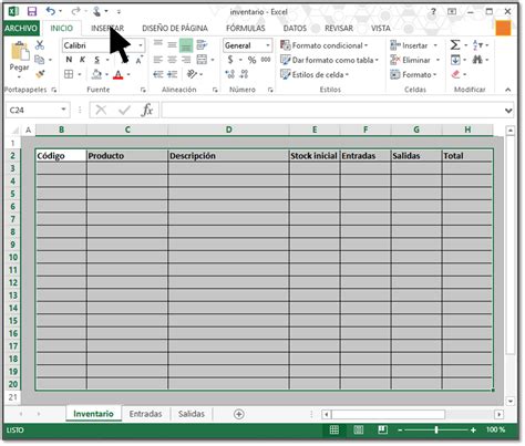 Total Imagen Modelo Para Hacer Inventario En Excel Abzlocal Mx