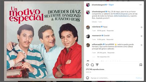 Silvestre Dangond Canta ‘un Motivo Especial Junto A Diomedes Díaz Y