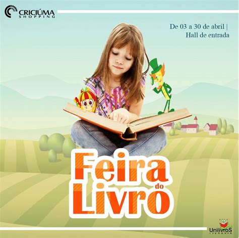 Feira do Livro infantil acontece no Criciúma Shopping durante o mês de