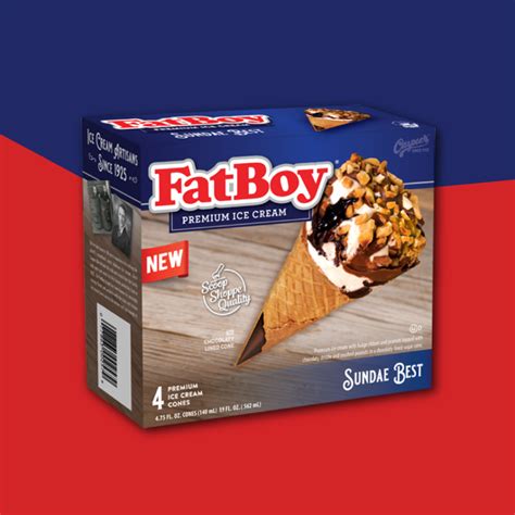 FatBoy Ice Cream | FatBoy Ice Cream Cones – Flavor profile: Sundae Best