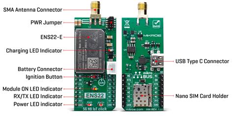 5G NB IOT CLICK MikroElektronika Cellular Module