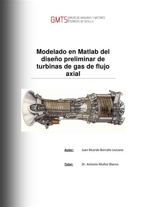 Pdf Modelado En Matlab Del Dise O Preliminar De Turbinas De Bibing