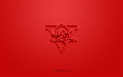 Download wallpapers Drummondville Voltigeurs, creative 3D logo, red ...