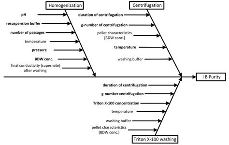 Ishikawa Diagram For Visualization Of Critical Process Parameters All