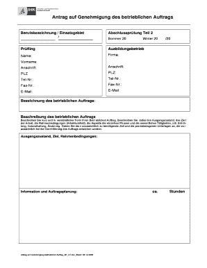 Ausfüllbar Online nordschwarzwald ihk24 Antrag auf Genehmigung des