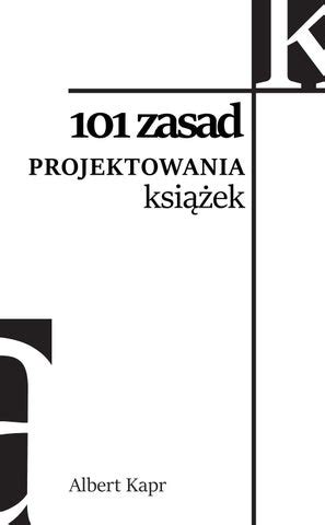 101 zasad projektowania książek by kartna Issuu