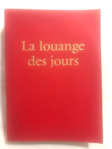 French Books La Louange Des Jours Les Presses De Taize For Sale In