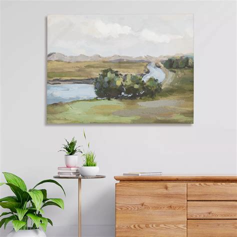 Abella Arte Gem Lde Landschafts Motiv Auf Leinwand Ca X Cm Qvc De